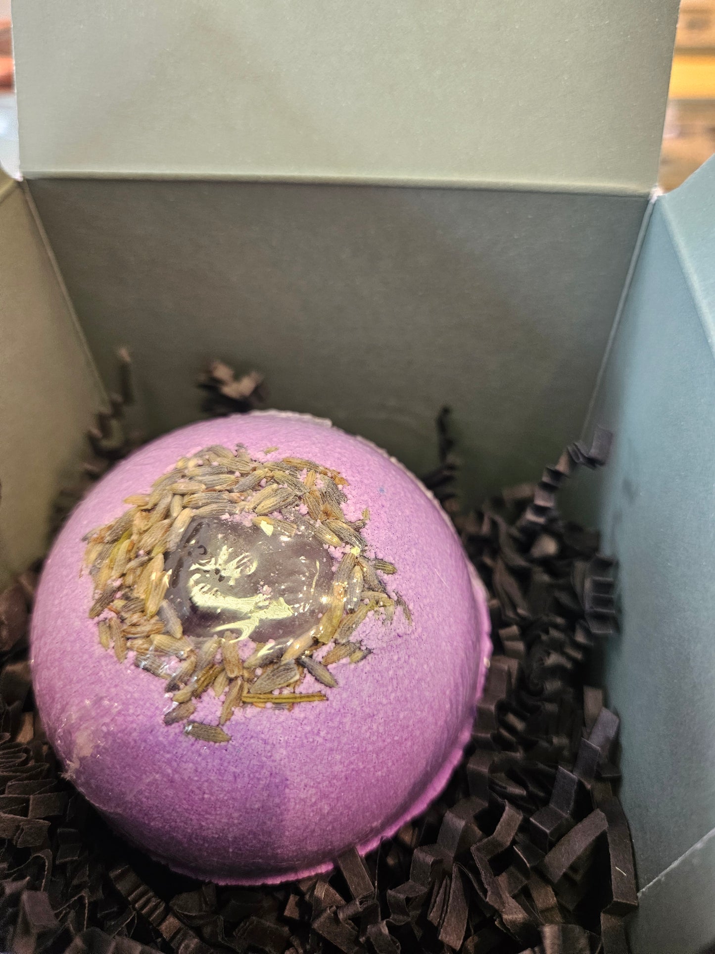 J&M Therapies Amethyst Crystal Bath Bomb