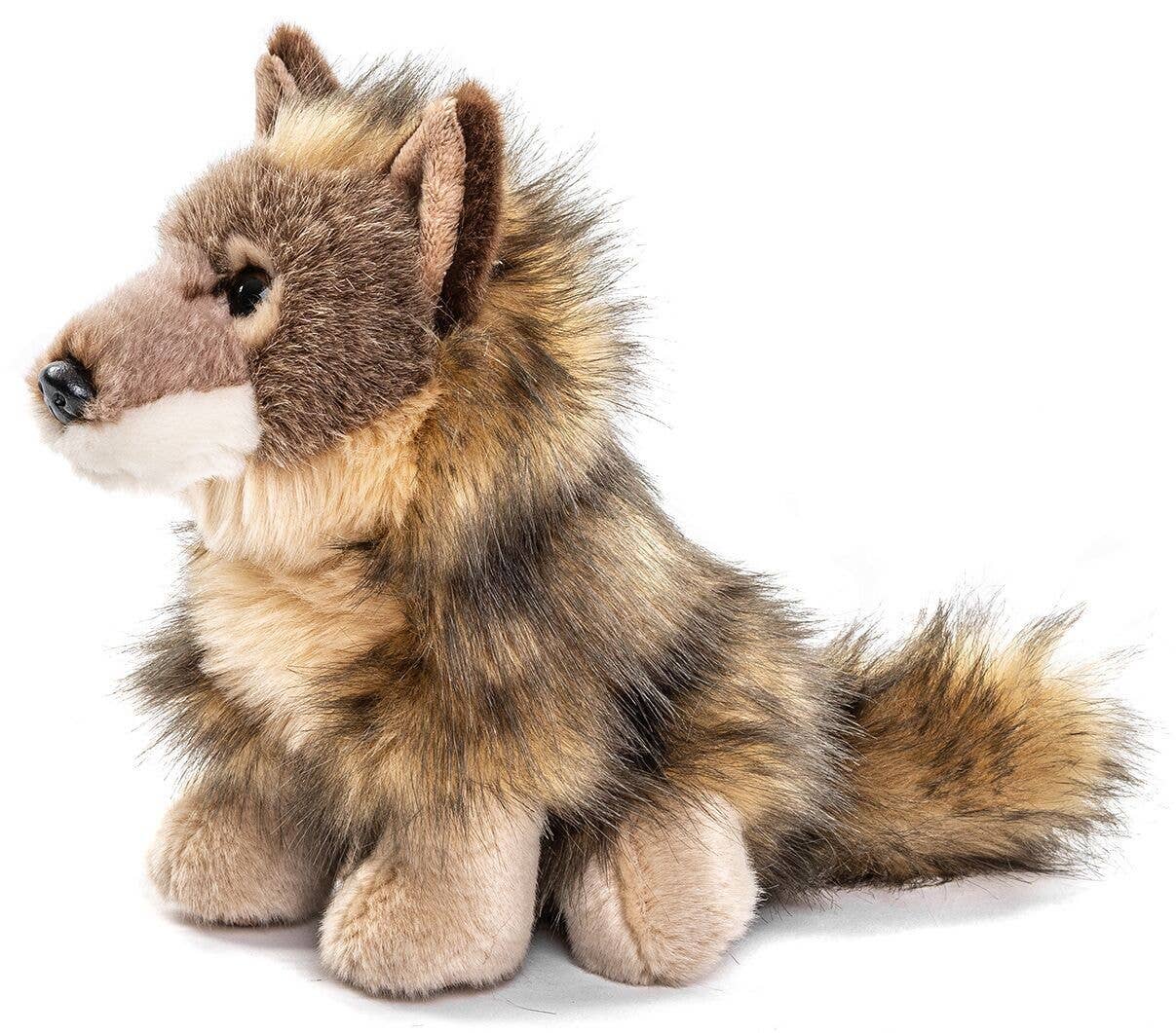 Wolf cub, sitting - 20 cm (height) - cuddly/plush toy