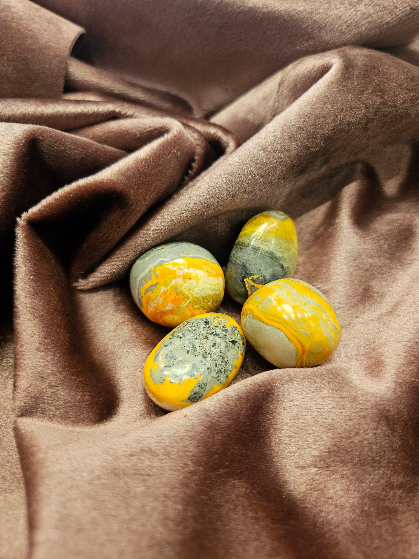 Bumblebee Jasper Tumblestone