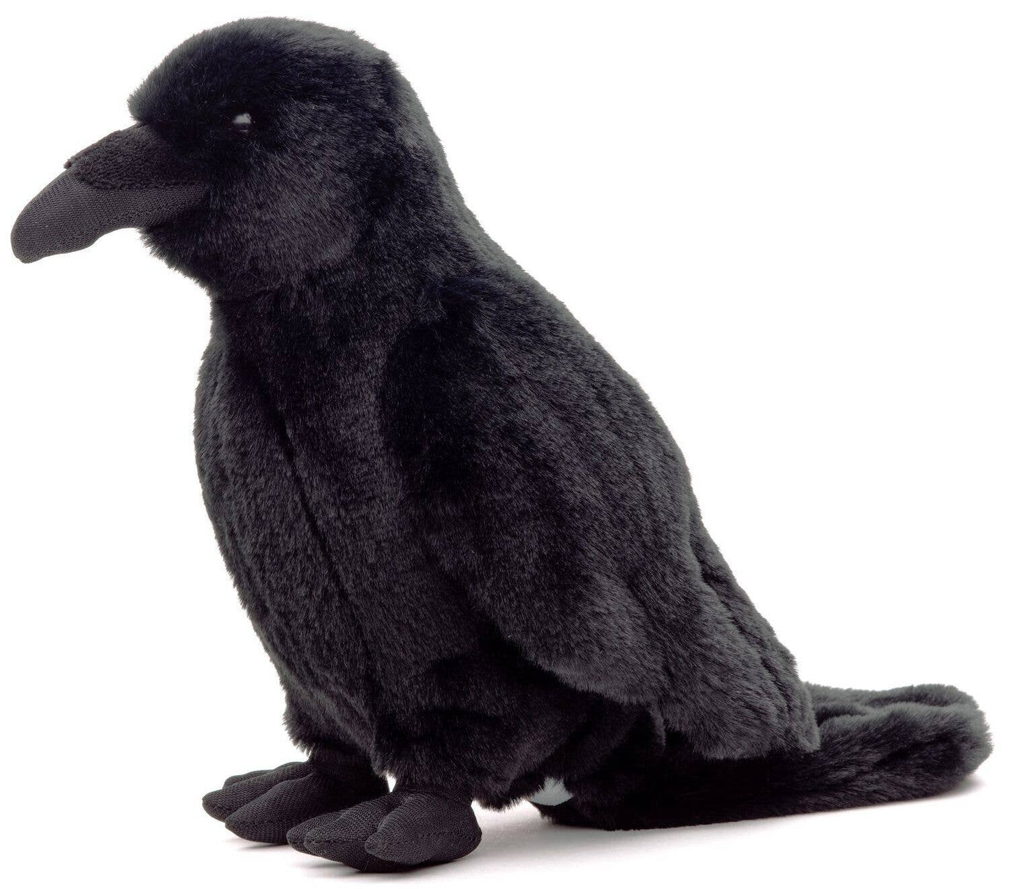 Black raven - 23 cm (height) - cuddly/plush toy