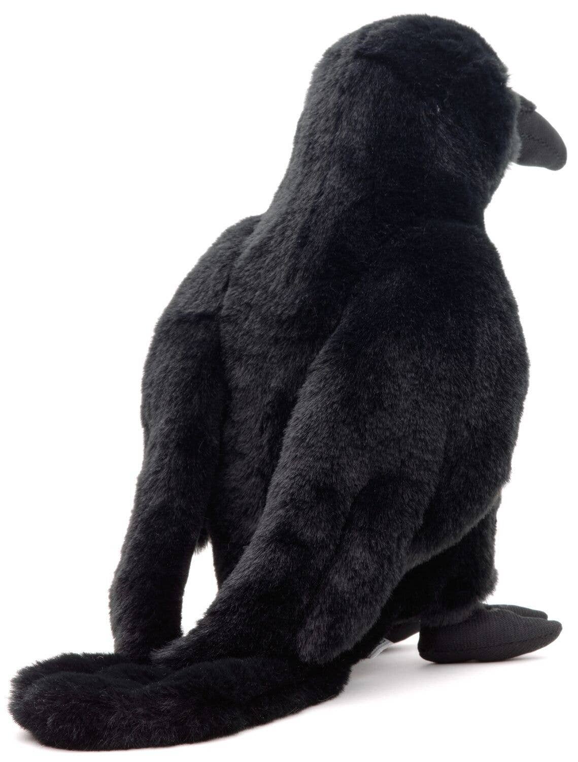Black raven - 23 cm (height) - cuddly/plush toy