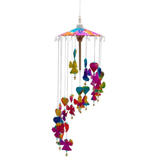 Paper Rainbow Angel Mobile