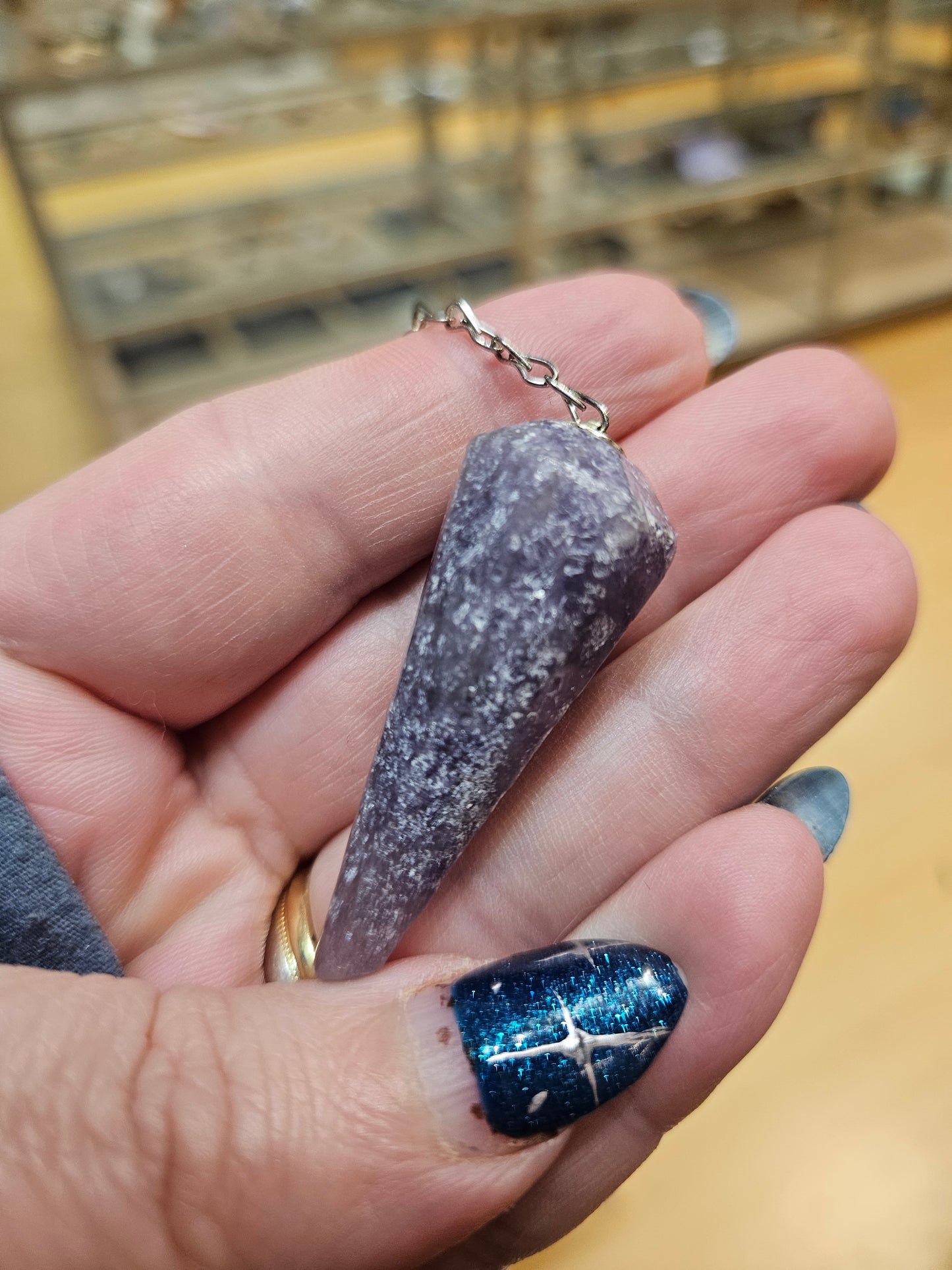 Lepidolite Pendulum