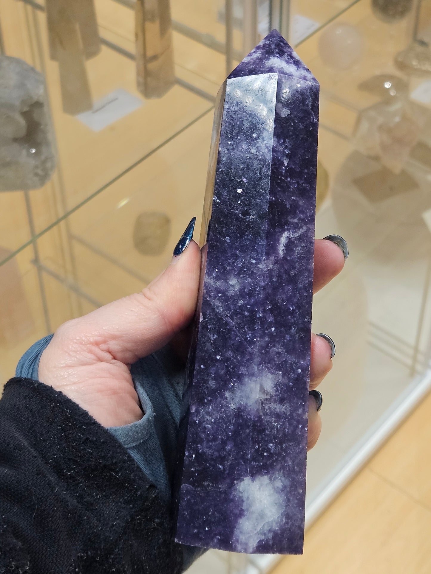 Large Lepidolite Tower