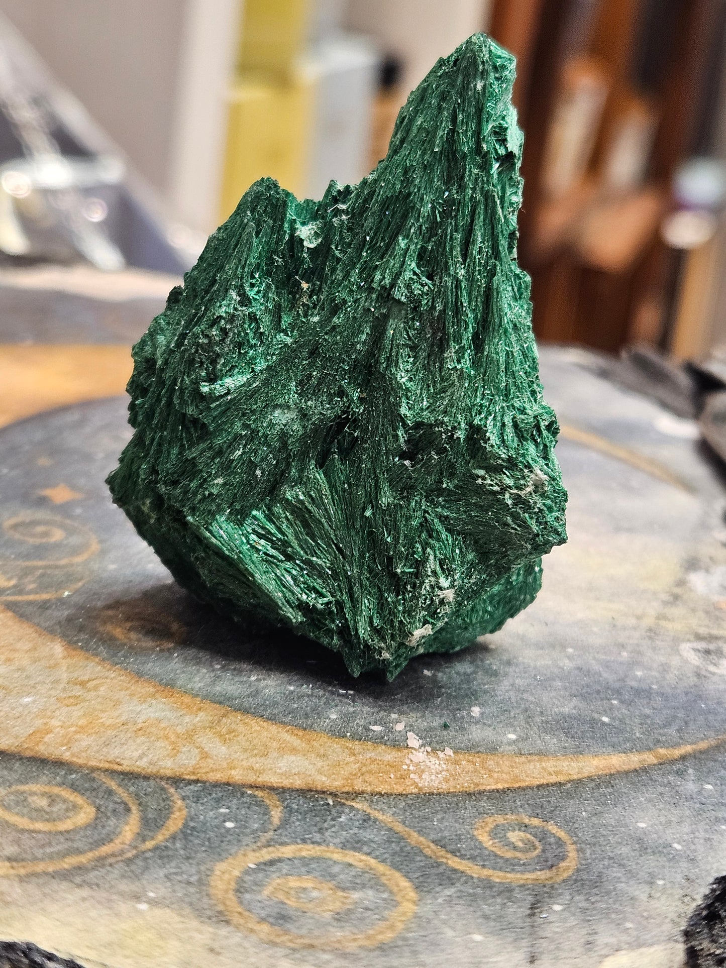 Raw Velvet Malachite