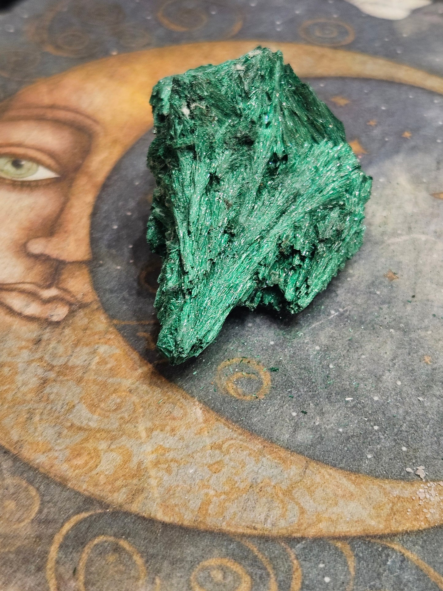 Raw Velvet Malachite