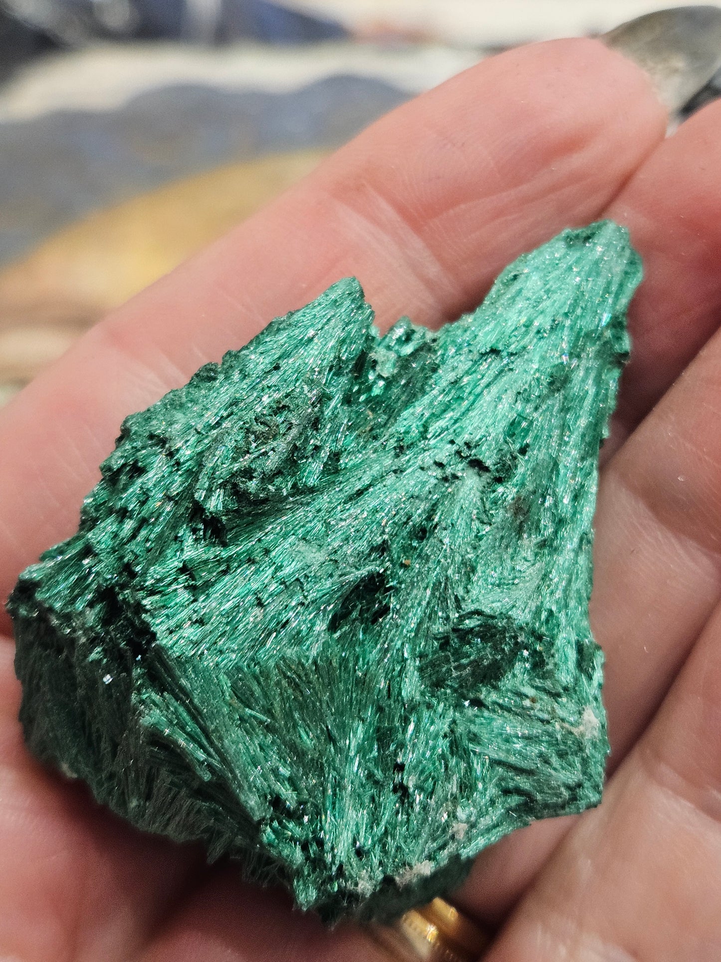 Raw Velvet Malachite