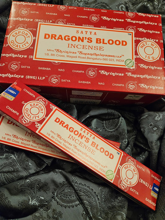 Dragons Blood Satya Incense Sitcks