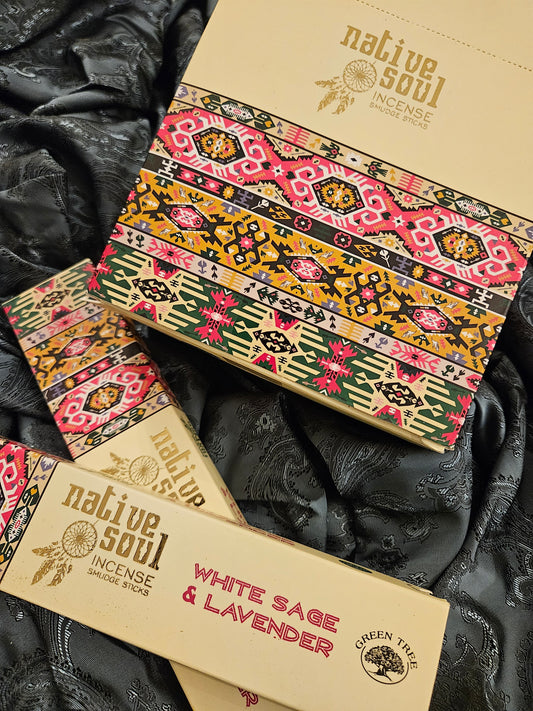 Native Soul White Sage & Lavander Incense Sticks