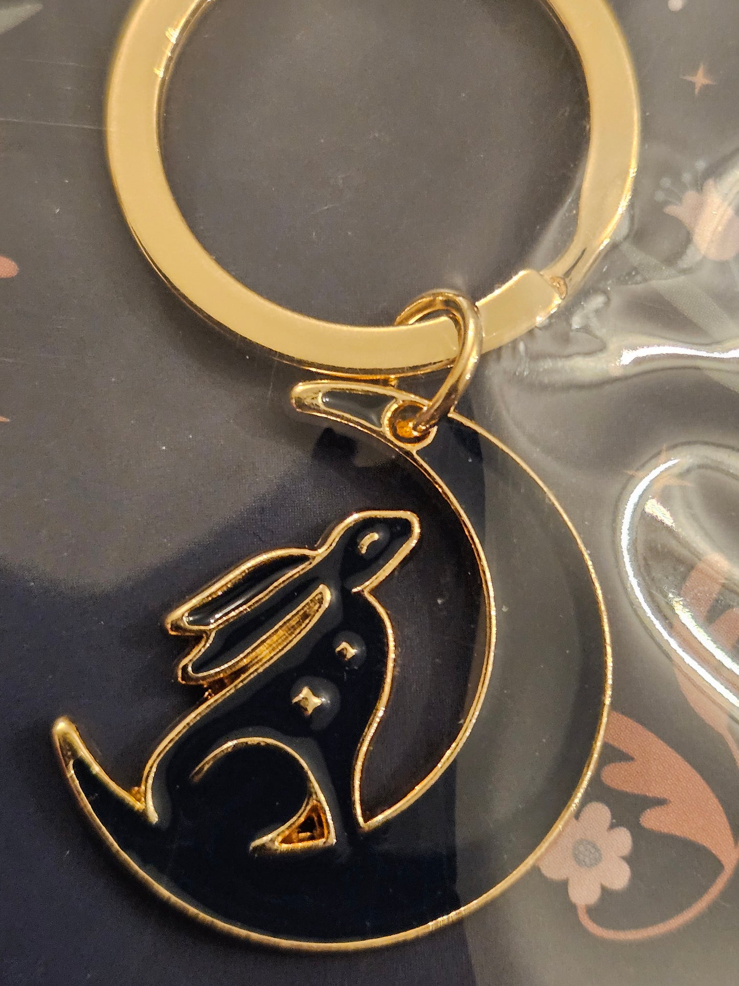 Midnight Hare Keyring