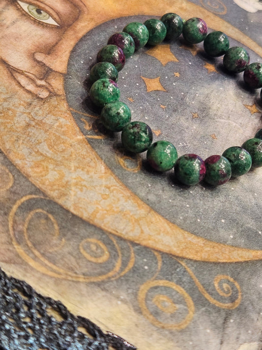 Ruby Zoisite Bracelet