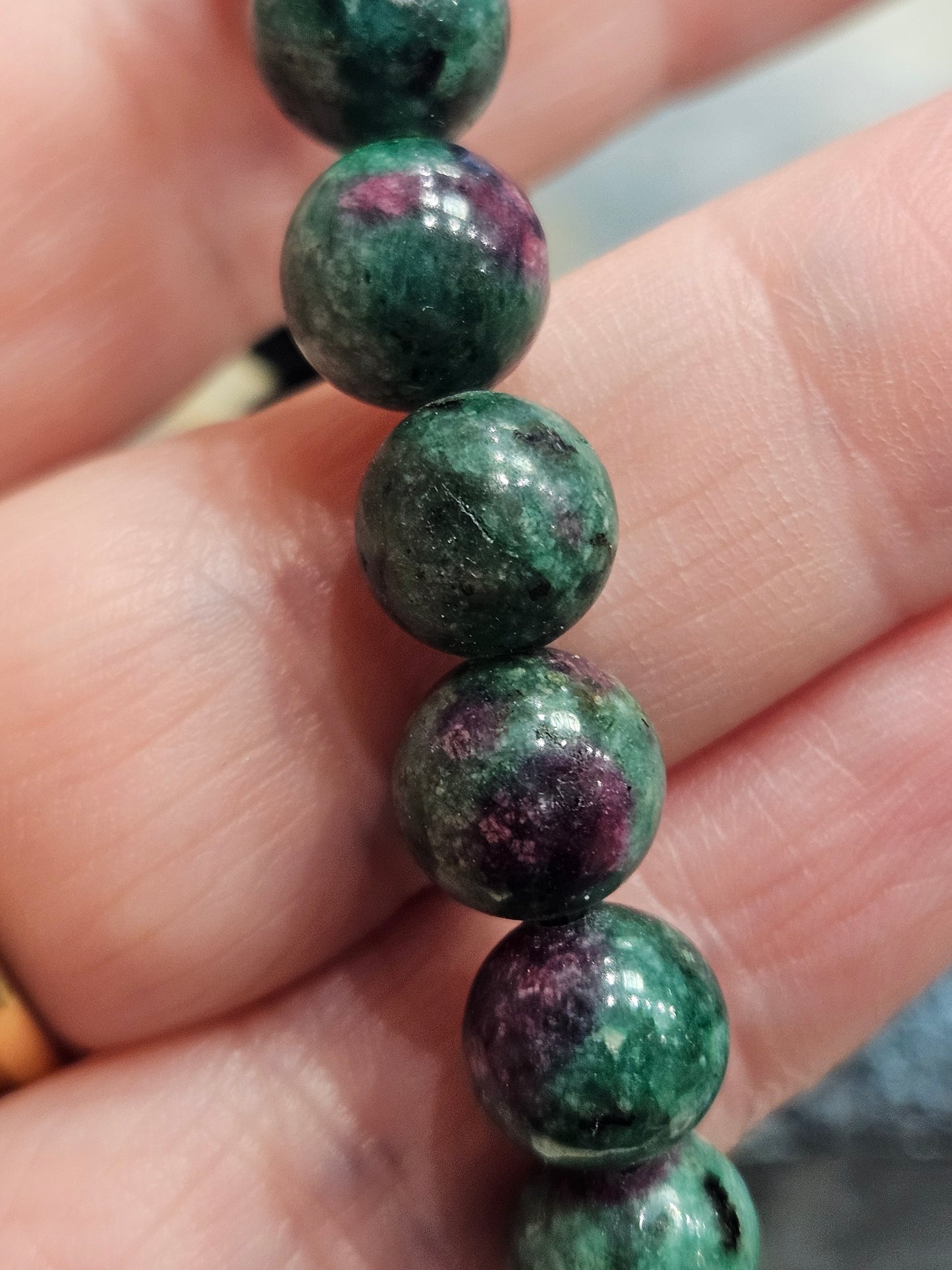 Ruby Zoisite Bracelet