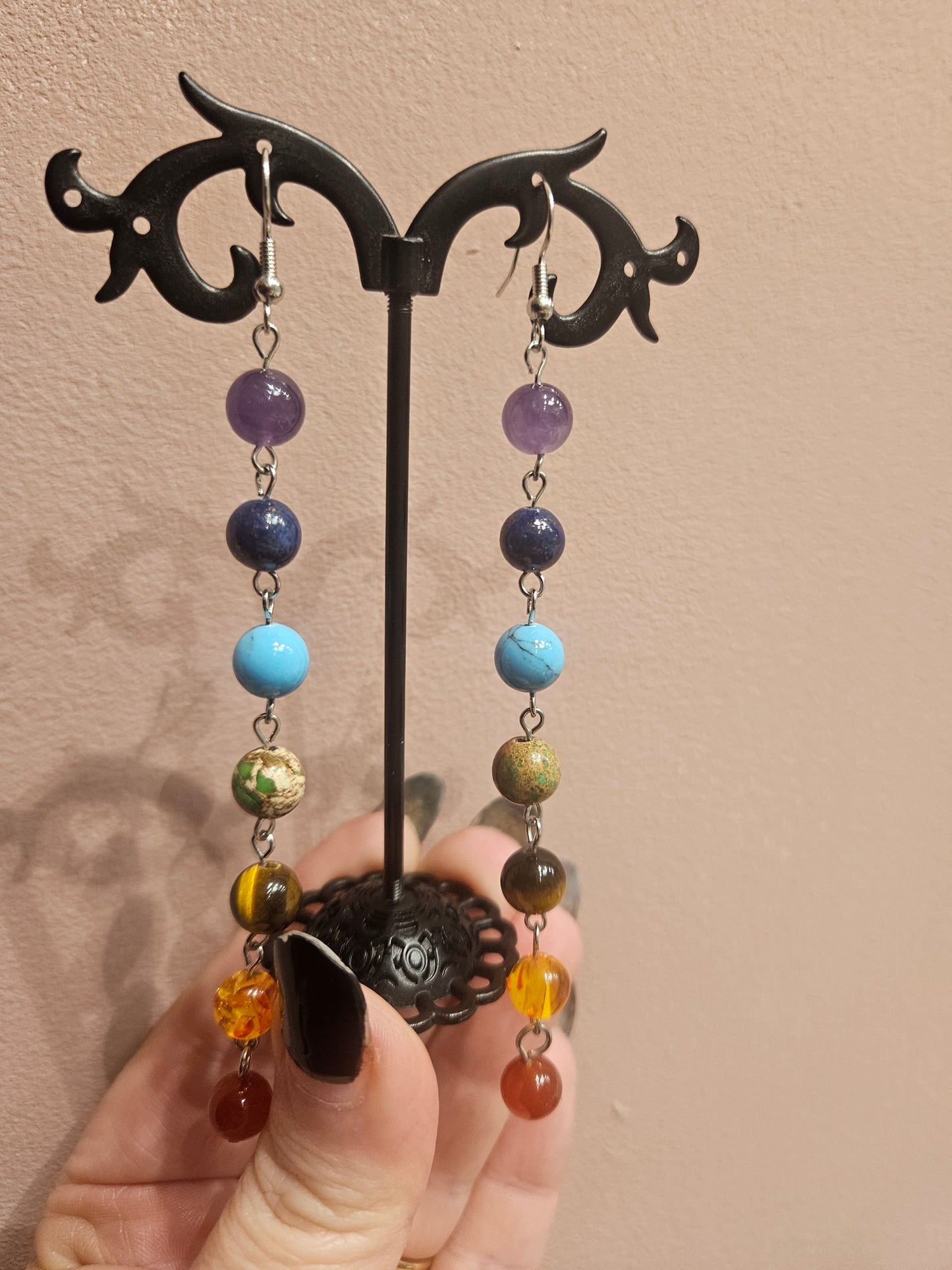 Chakra Drop Earrings