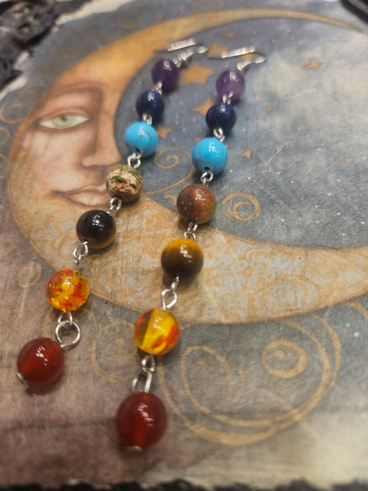 Chakra Drop Earrings