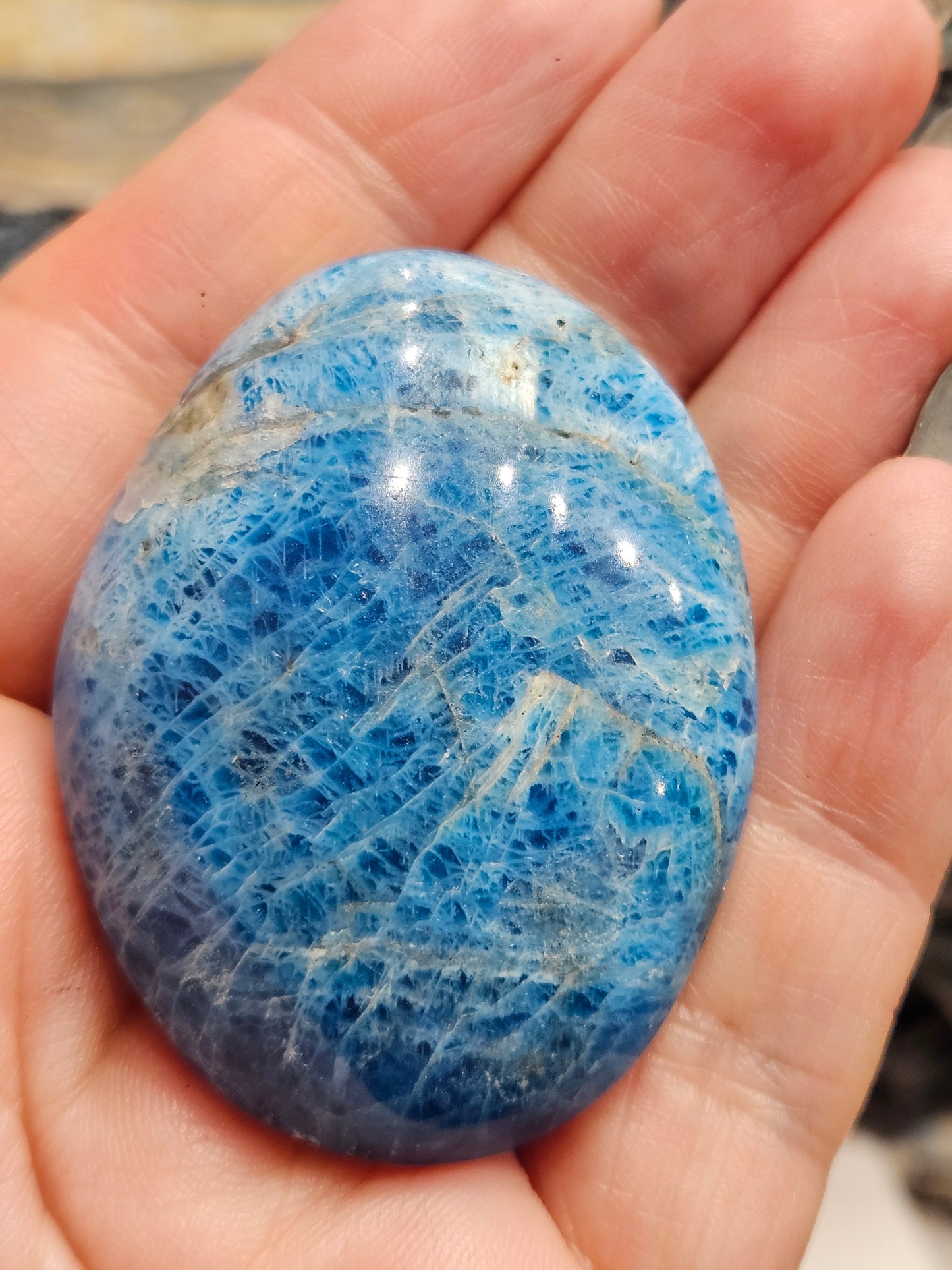 Blue Apitate Palmstone (medium)