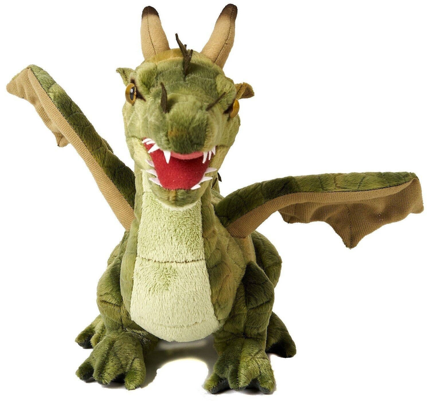 Green dragon - 40 cm (length) - cuddly/plush toy