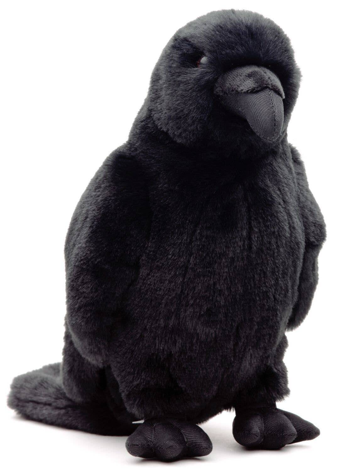 Black raven - 23 cm (height) - cuddly/plush toy