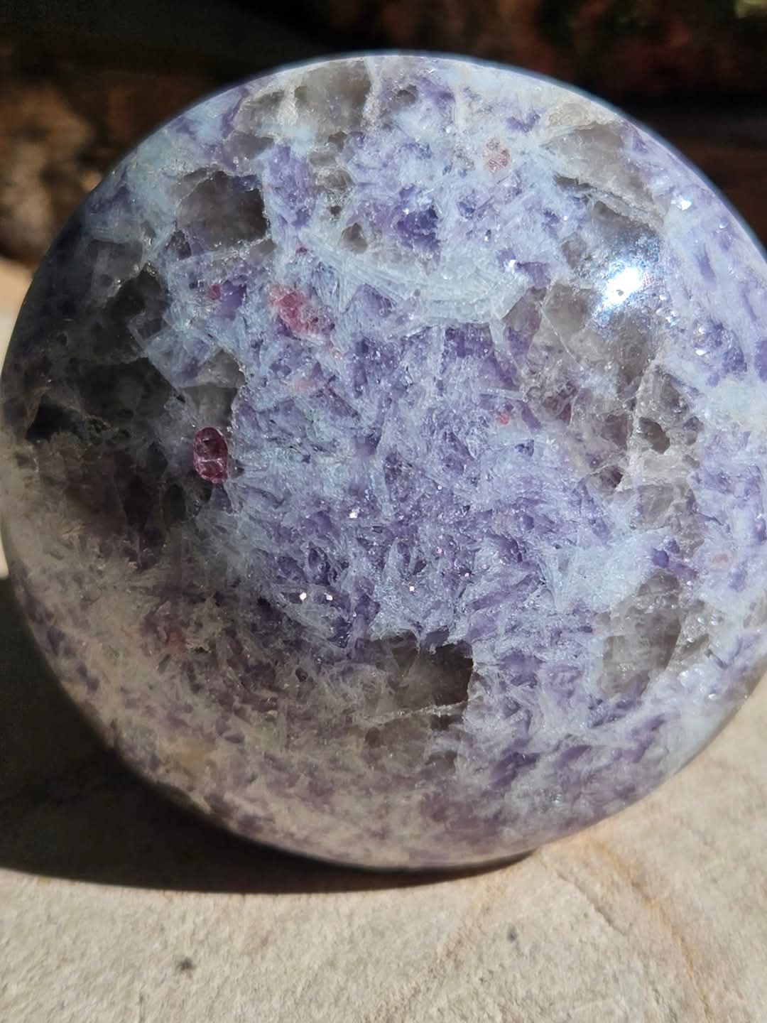 Lepidolite Pillow