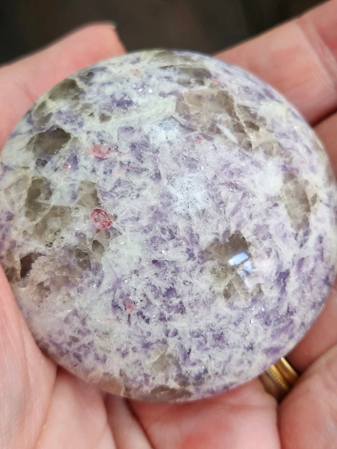 Lepidolite Pillow