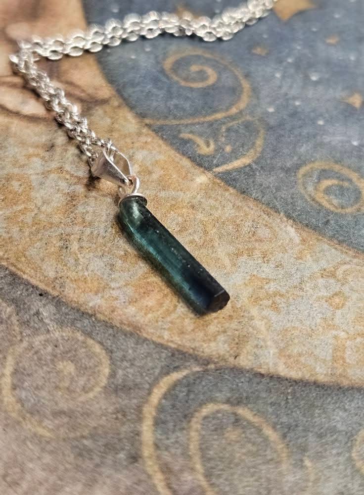 Blue Tourmaline Necklace