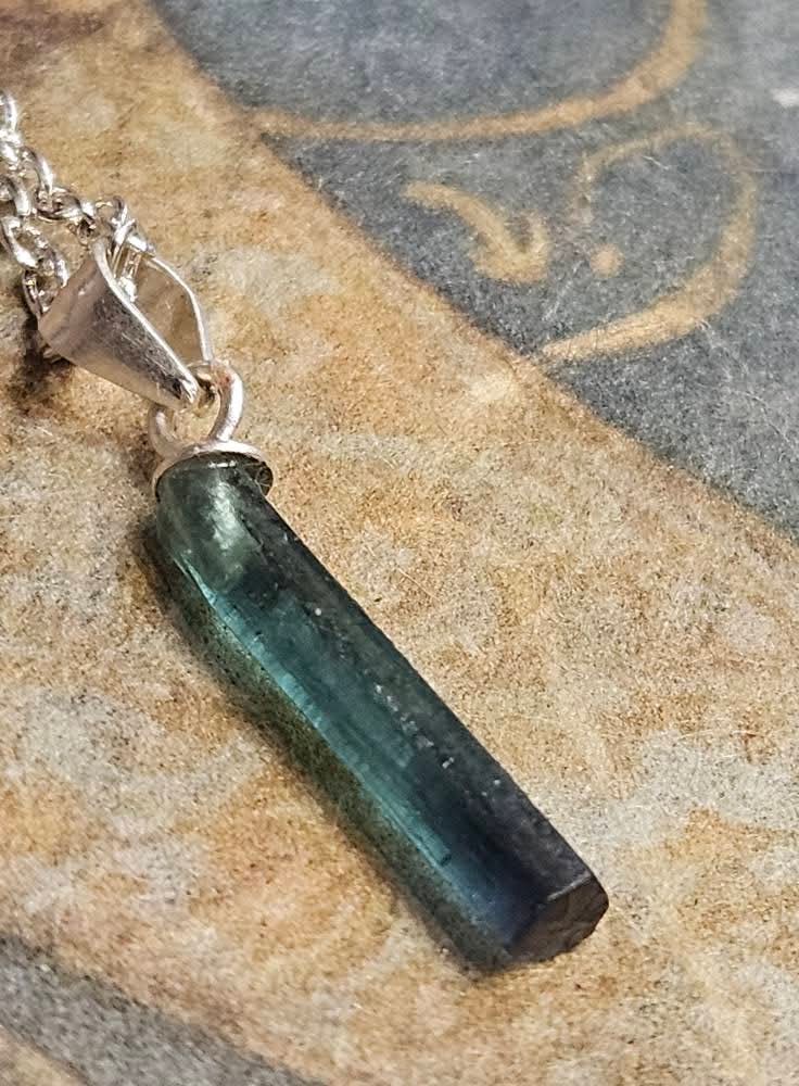 Blue Tourmaline Necklace
