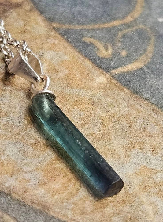 Blue Tourmaline Necklace