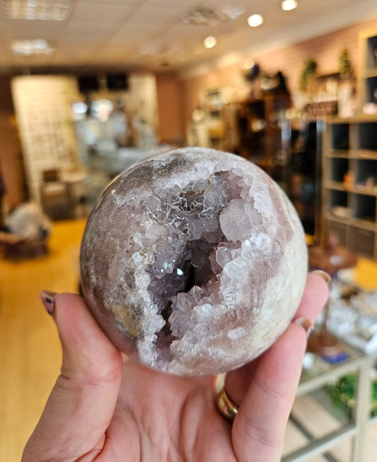 Pink Amethyst Sphere