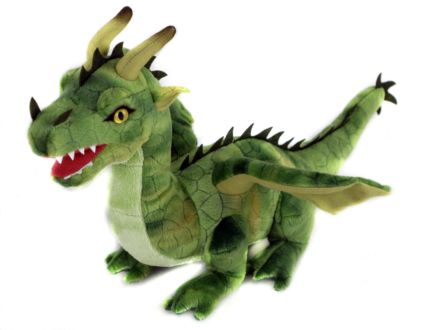 Green dragon - 40 cm (length) - cuddly/plush toy