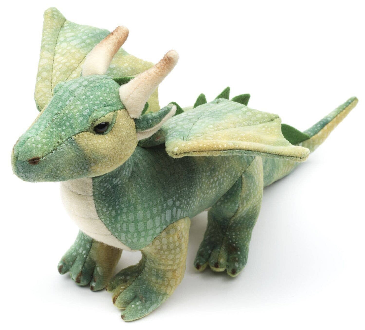 Green dragon - 26 cm (length) - cuddly/plush toy
