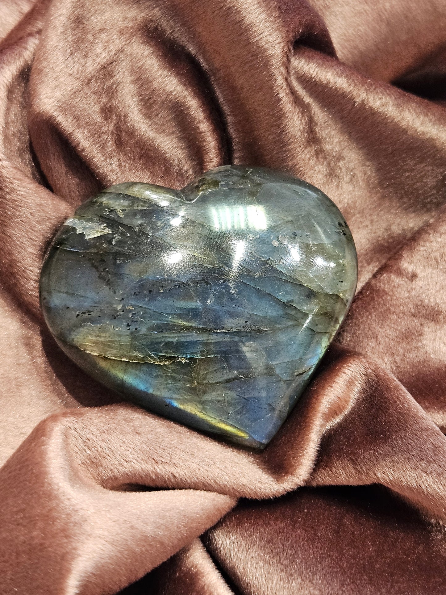 Labradorite Heart 💙