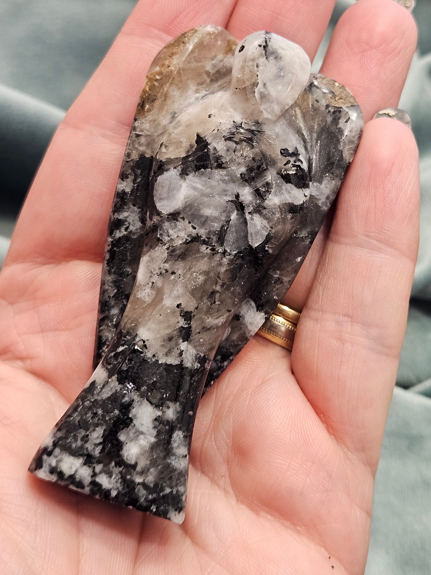 Rainbow Moonstone Angel