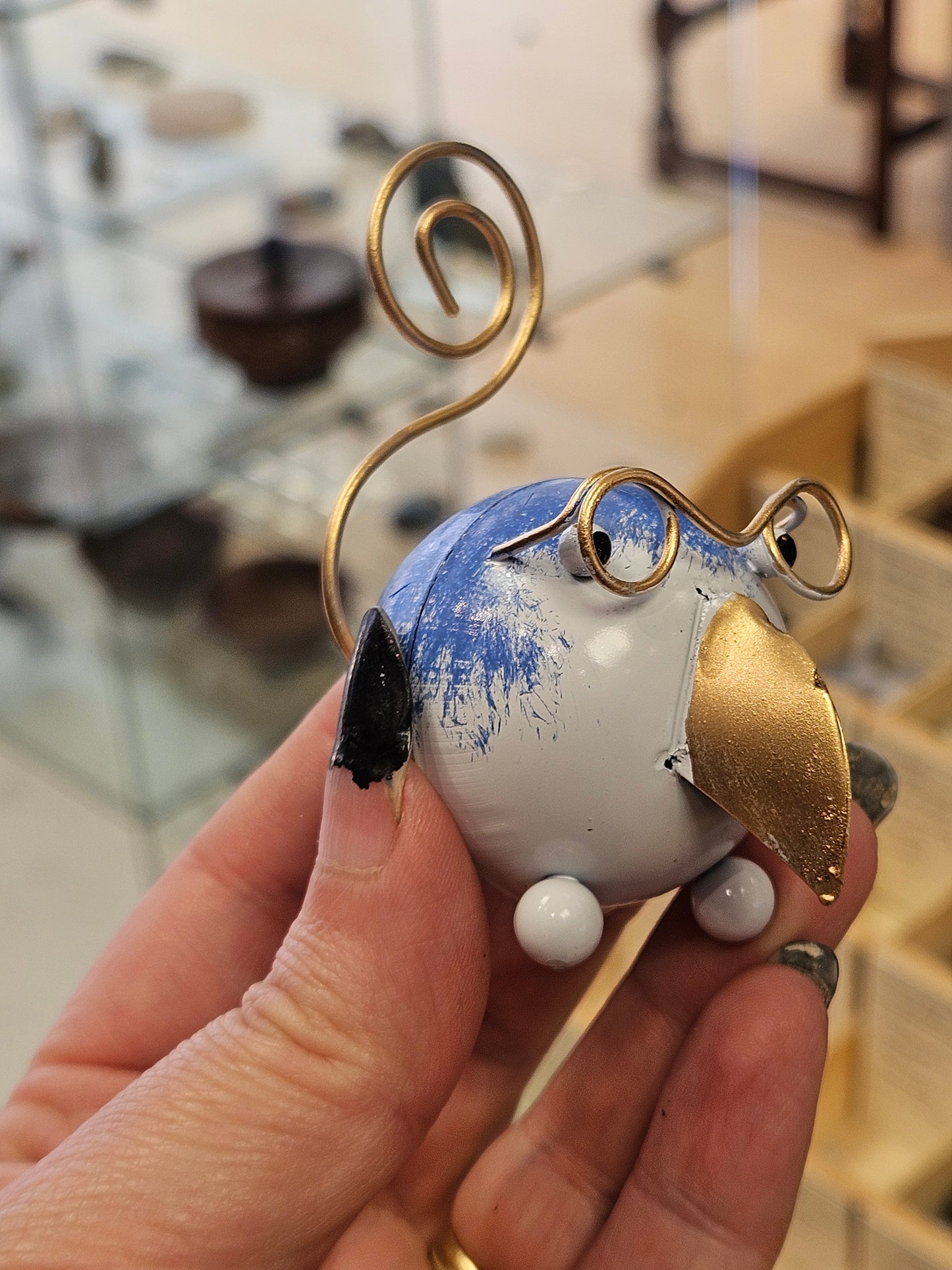 Whimsical Metal Bird