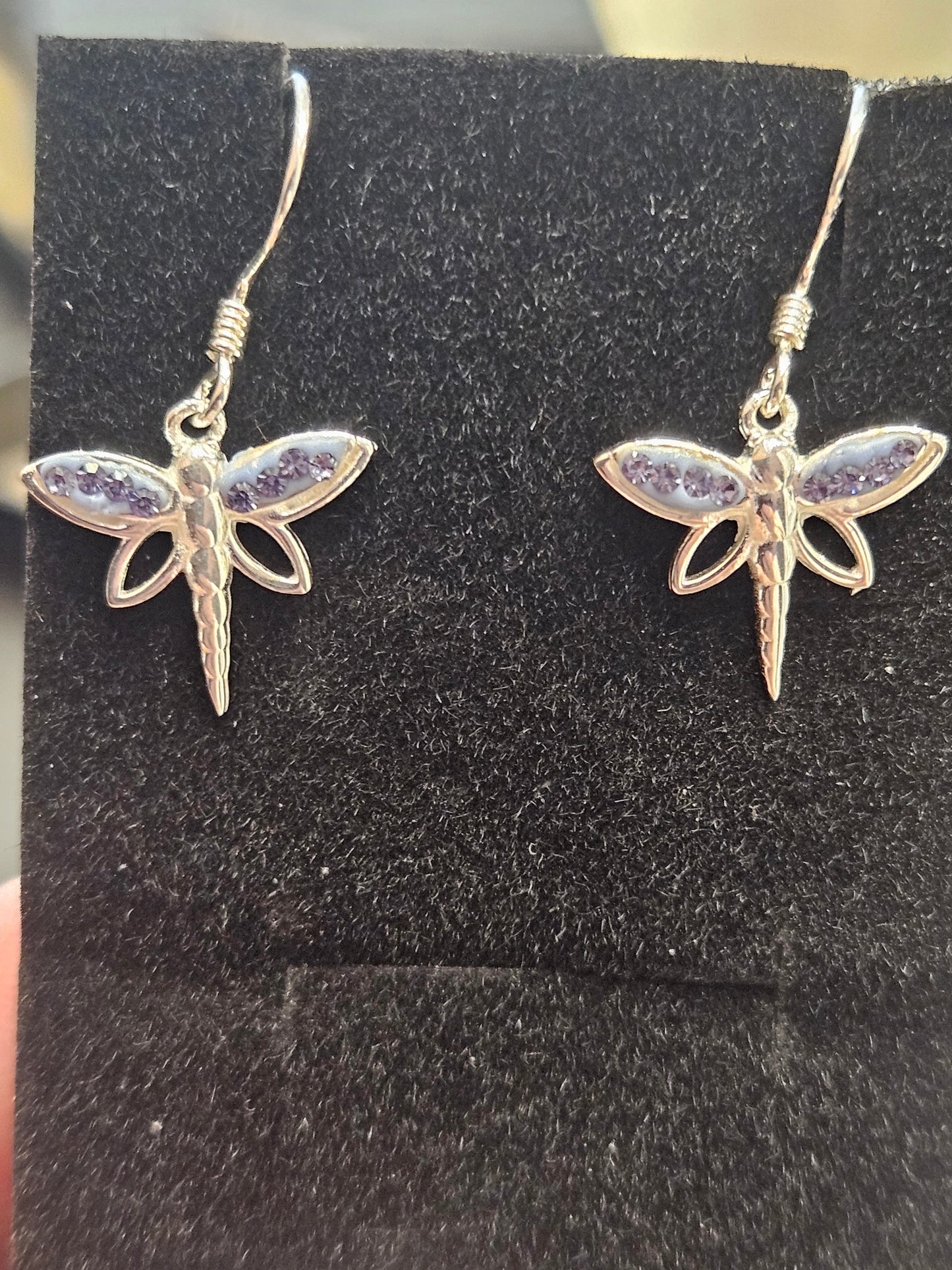 Tanzanite Dragonfly Earrings