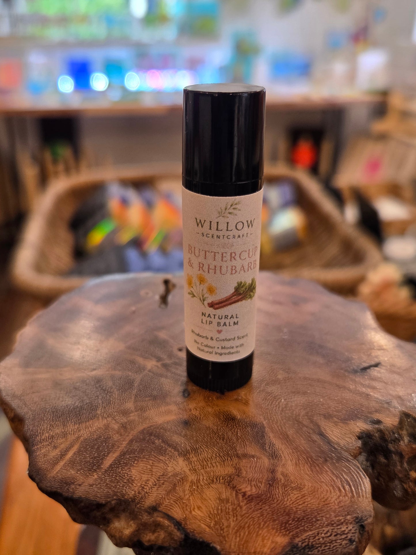 Buttercup and Rhubarb Lip Balm