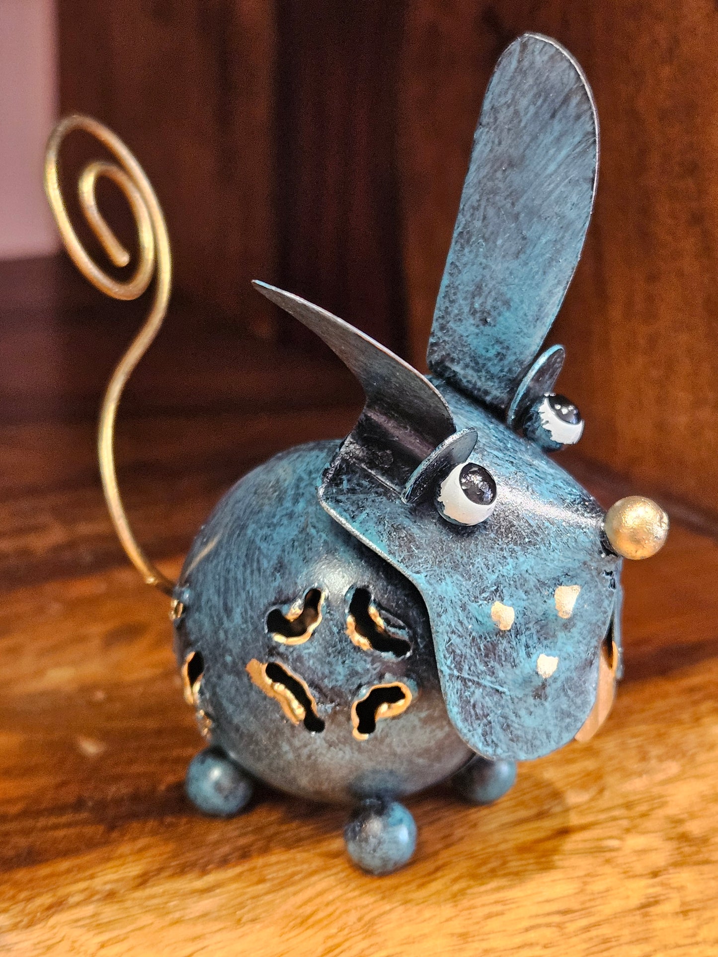 Whimsical Metal Dog
