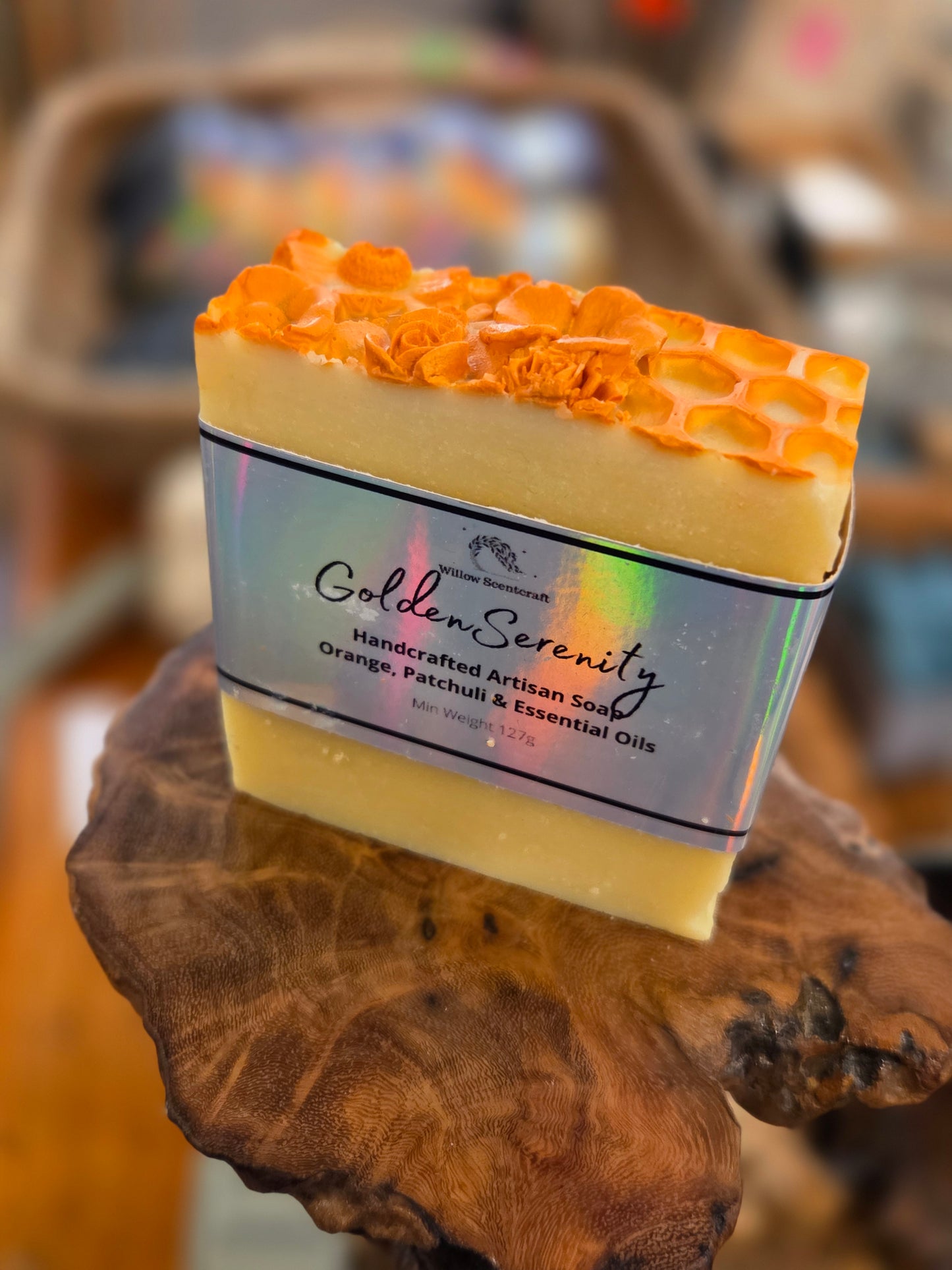 Golden Serenity Soap Bar