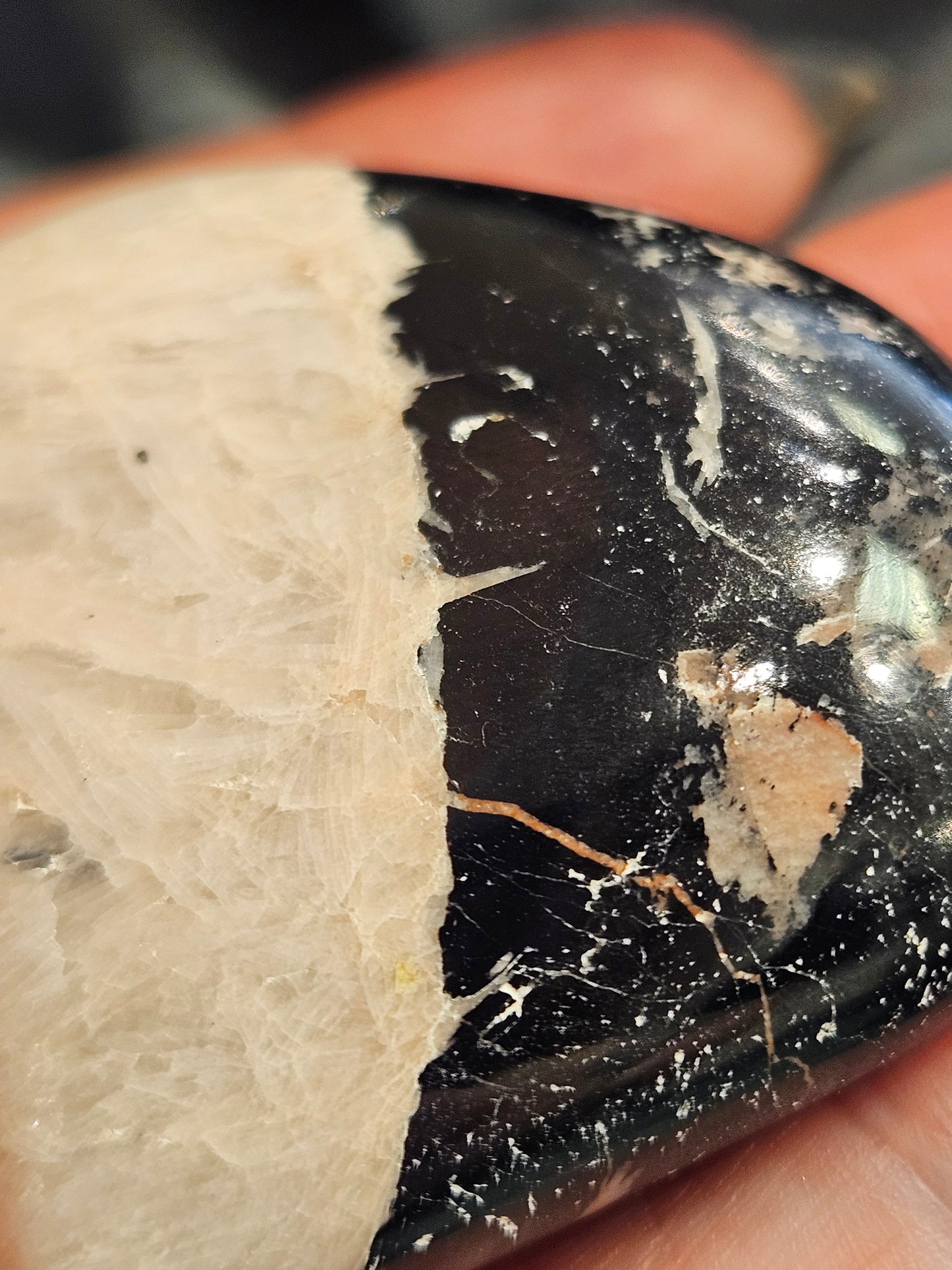 Tourmaline and Feldspar Heart