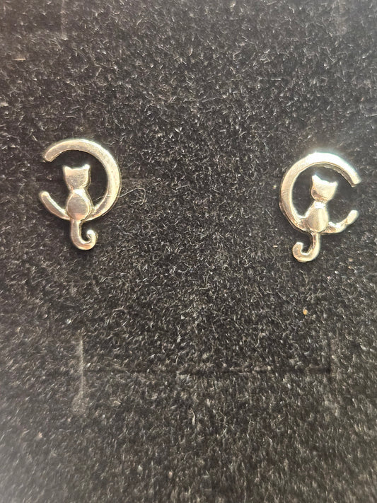 Moon Cat Studs