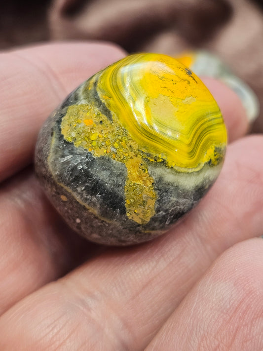Bumblebee Jasper Tumblestone