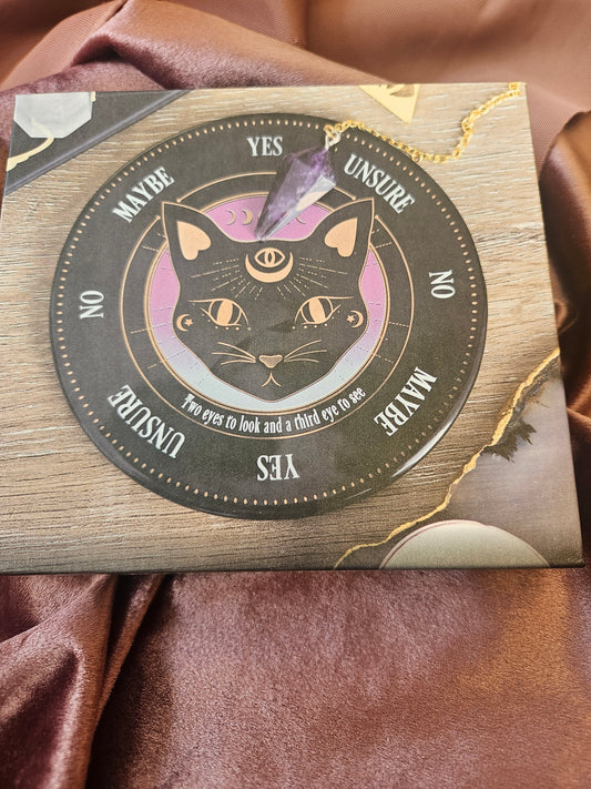 Black Cat Pendulum Set