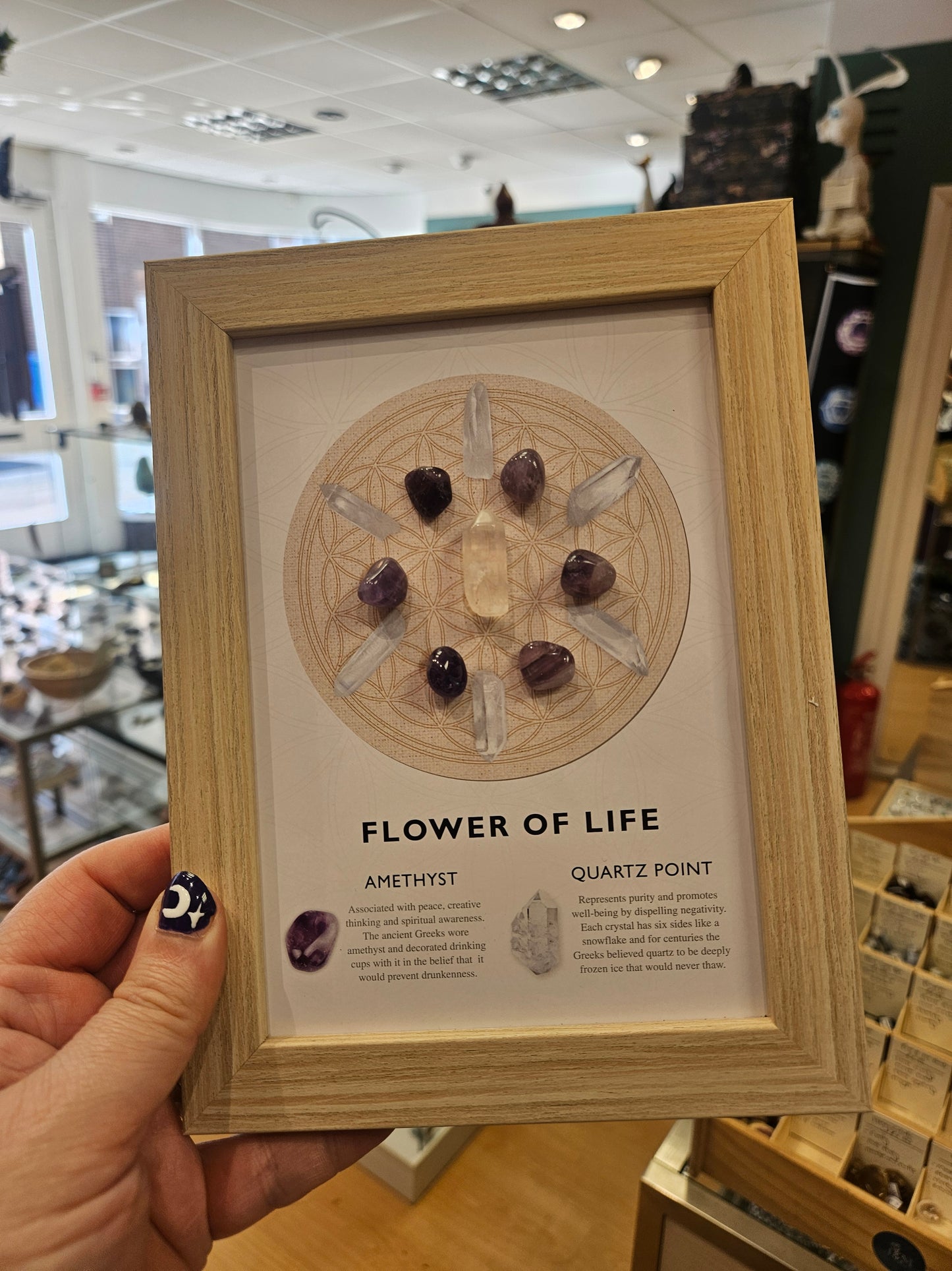 Flower of Life Crystal Grid Picture