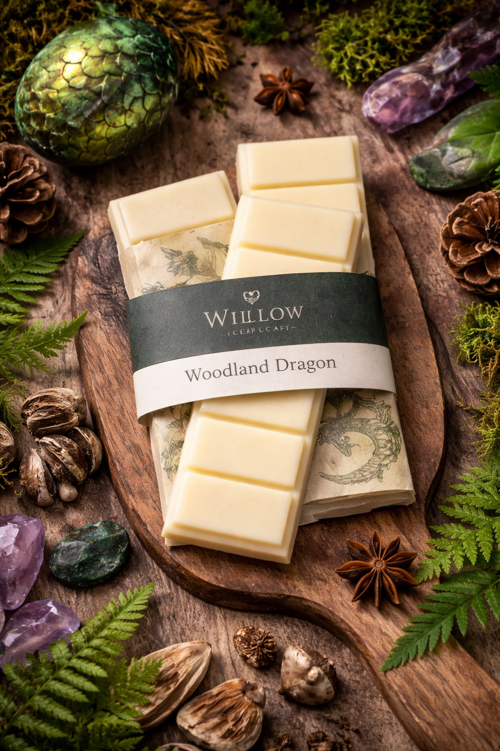 Woodland Dragon Wax Melt Snap Bar