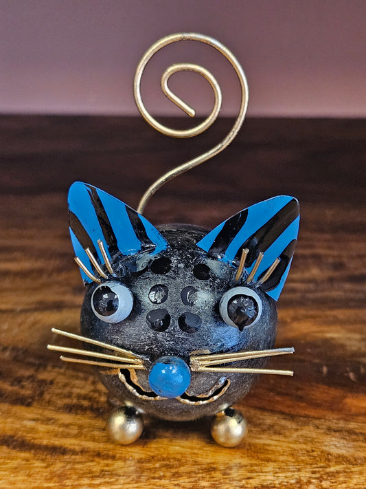 Whimsical Metal Cat