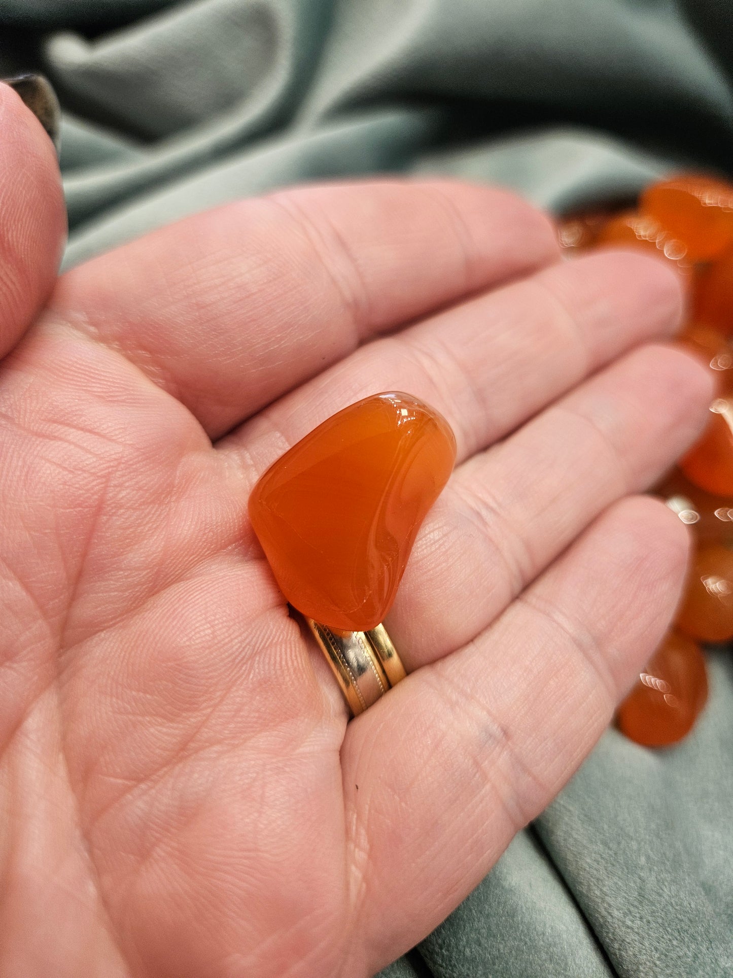 Carnelian Tumblestone