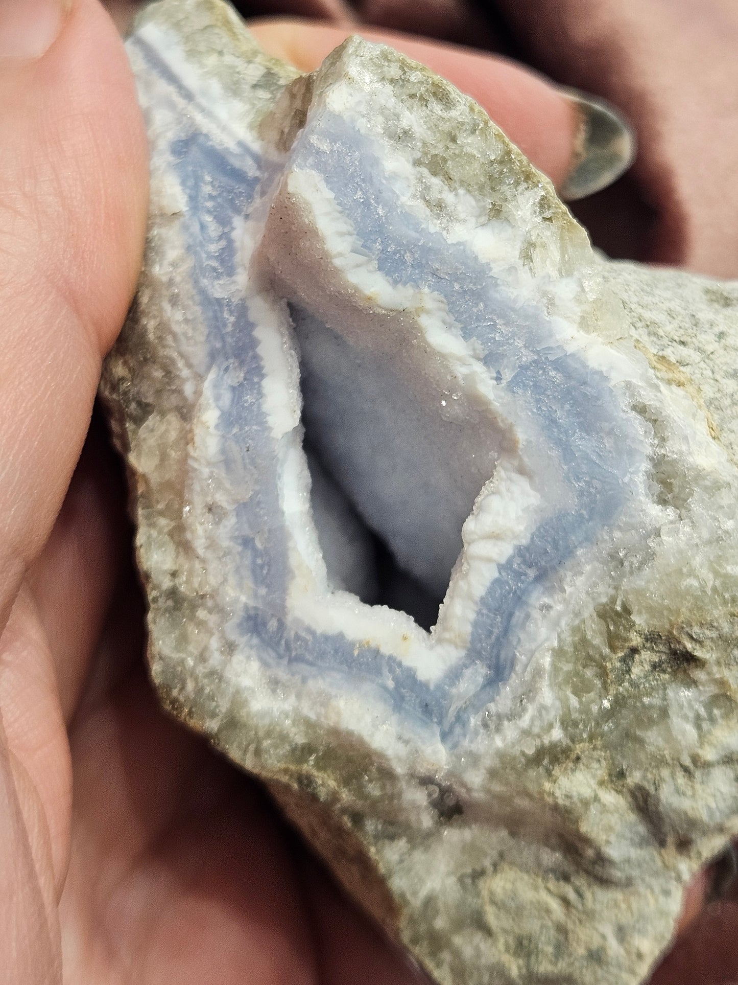 Raw Blue Lace Agate