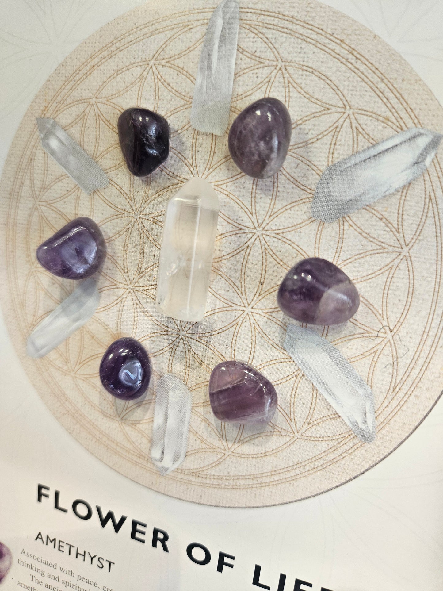 Flower of Life Crystal Grid Picture