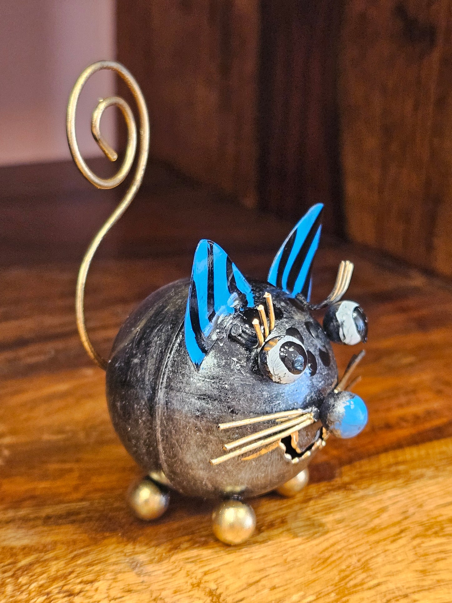 Whimsical Metal Cat