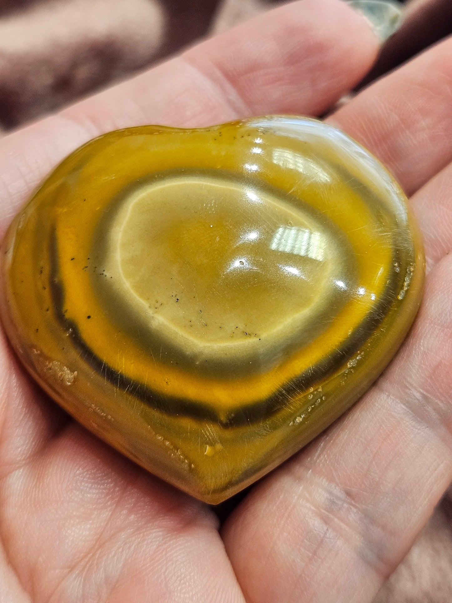 Polychrome Jasper Heart