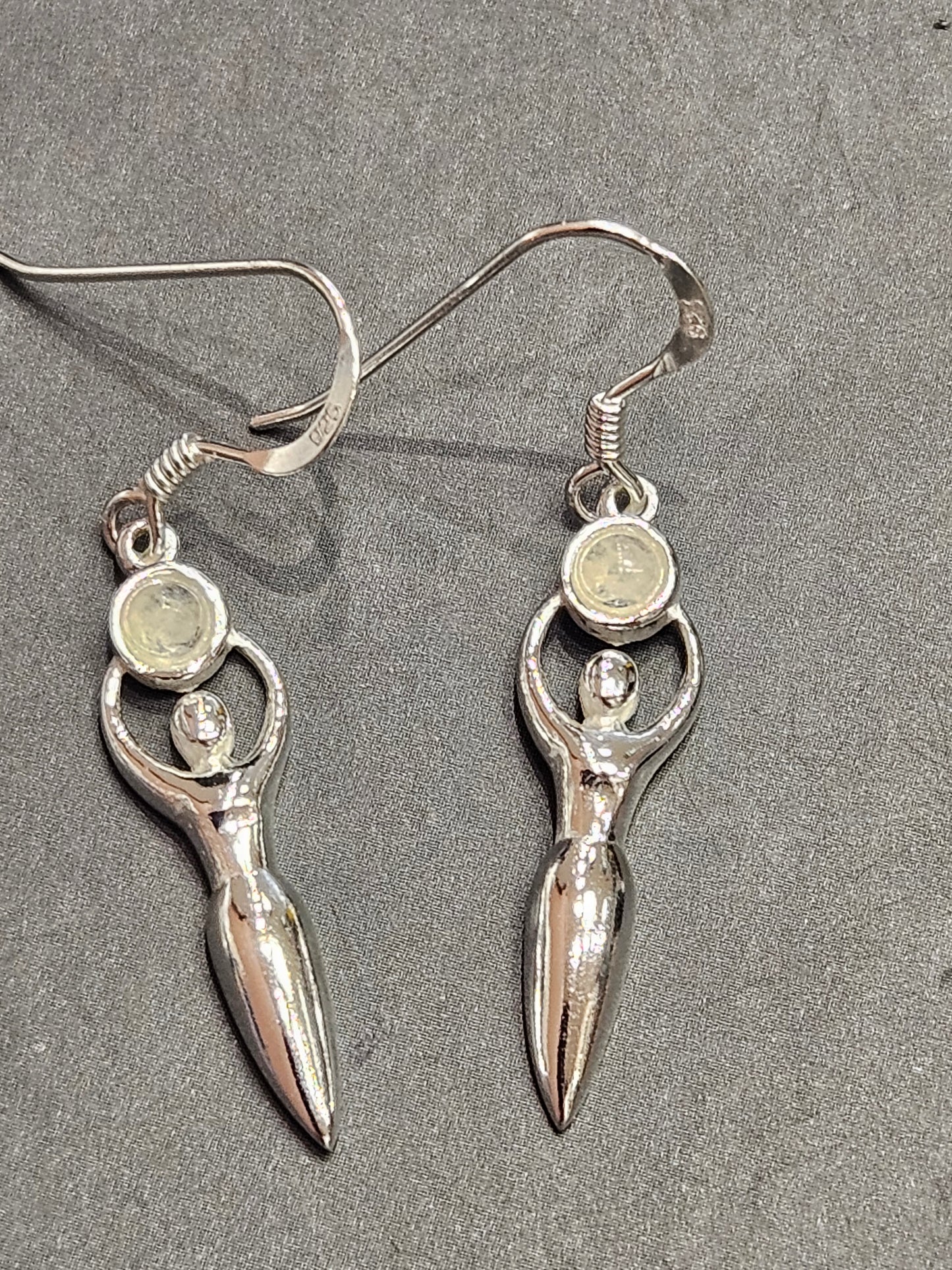 Moonstone Goddess Earrings