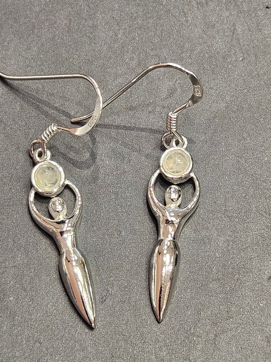 Moonstone Goddess Earrings
